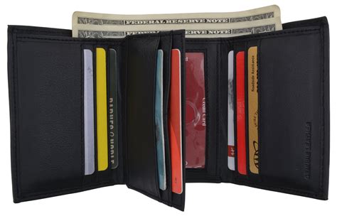 25 card rfid men's wallet|rfid trifold wallets for men.